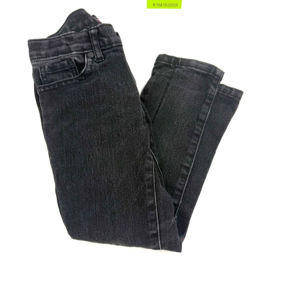 The Children’s Place Girls Black Super Skinny Jeans Size 5 – Distressed Knee - Picture 6 of 6